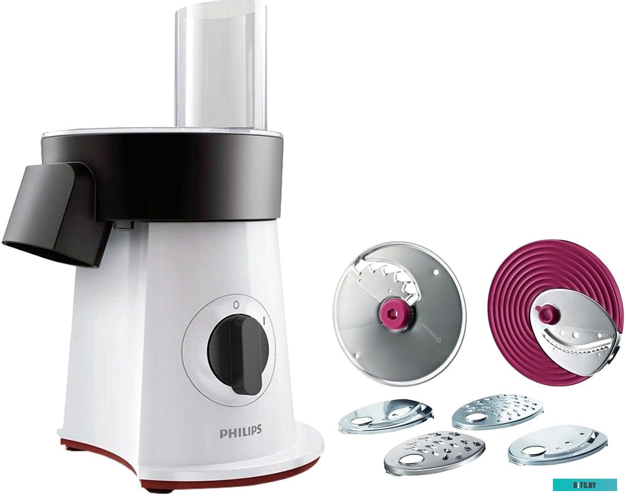 HR1388/80 Измельчитель электрический Philips HR1388/80 белый/красный