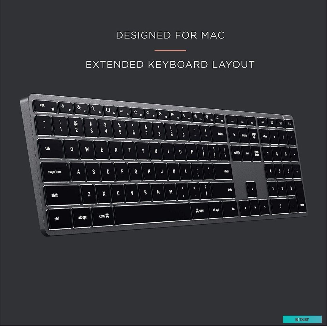 Клавиатура беспроводная Satechi Slim X3 Bluetooth Backlit Keyboard ST-BTSX3S-RU