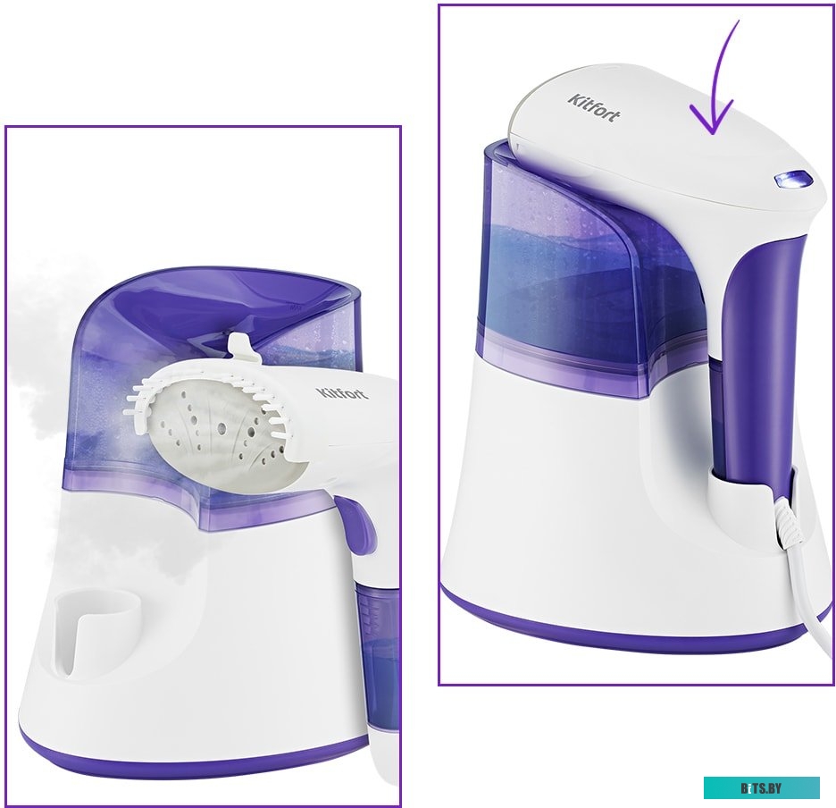 КТ-972 Отпариватель ручной KITFORT КТ-972,  синий