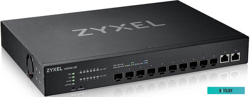 Коммутатор Zyxel XS1930-12F-ZZ0101F (L2+) 2x10Гбит/с 10SFP+ управляемый