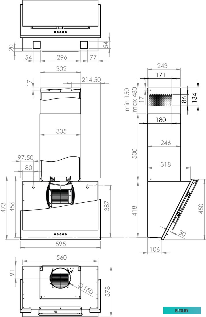 73239 Лампа светодиодная Gauss Elementary A67 30Вт цок.:E27 груша 220B 6500K св.свеч.бел.хол. (упак.:1шт) (73239)