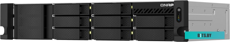 Сетевое хранилище NAS QNAP TS-873AeU-RP-4G 8-байтовый стоечный Ryzen V1500B