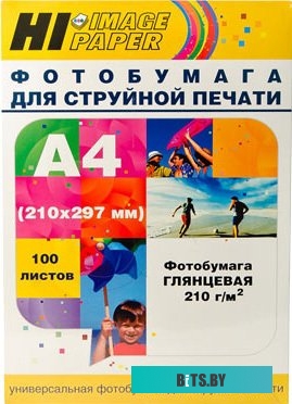 Фотобумага Hi-Black Hi-Image глянцевая А4, 210 г/м2, 100 л [A200402U]