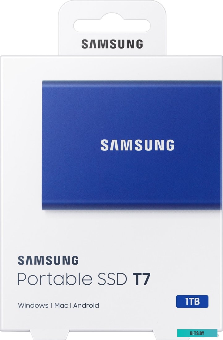 Внешний жесткий диск Samsung T7 2TB (синий) <MU-PC2T0H/WW>