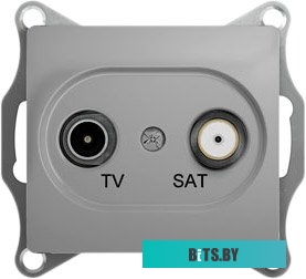 Розетка Schneider Electric Glossa GSL000397 (алюминий)