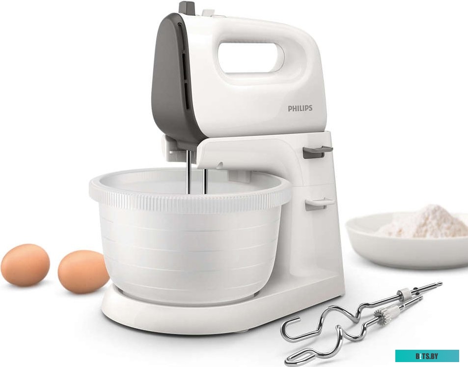 HR3745/00 Миксер ручной Philips HR3745 450Вт белый/серый