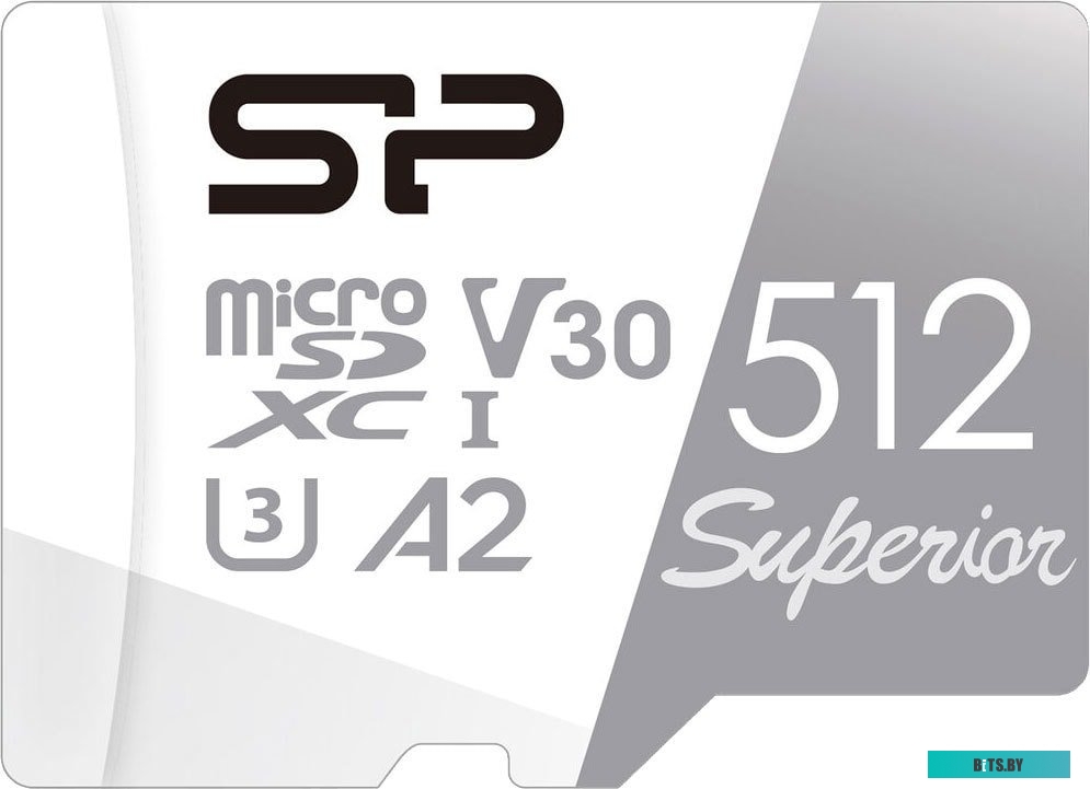 Карта памяти Silicon Power Superior microSDXC SP512GBSTXDA2V20SP 512GB (с адаптером)