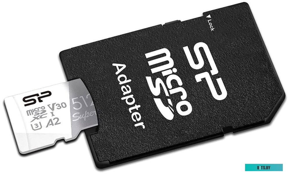 Карта памяти Silicon Power Superior microSDXC SP512GBSTXDA2V20SP 512GB (с адаптером)