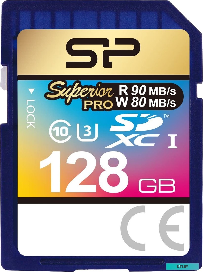 Карта памяти Silicon Power Superior Pro SDXC SP128GBSDXCU3V10 128GB