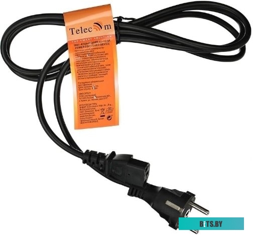 TE021DA-CU0.75-1.8M Сетевой шнур 220В - Системный блок 1,8м Telecom TE021DA-CU0.75-1.8M