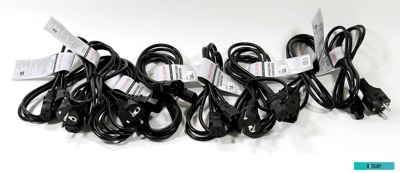 TE021DA-CU0.75-1.8M Сетевой шнур 220В - Системный блок 1,8м Telecom TE021DA-CU0.75-1.8M