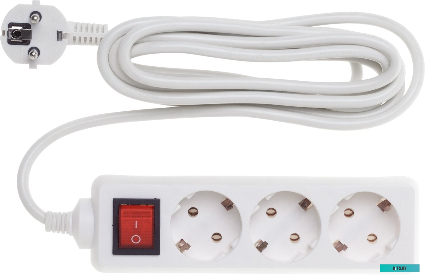 Сетевой фильтр (удлинитель) Buro BU-PS3.3/W
