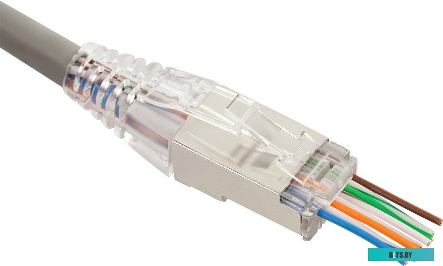 Коннектор RJ45 LANMASTER EZ45-8P8C/S5E-100 LAN-EZ45-8P8C/S5E-100.