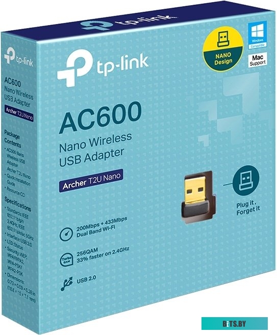 Беспроводной адаптер TP-Link Archer T2U Nano