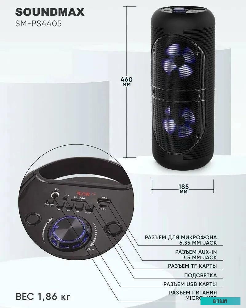 Беспроводная колонка Soundmax SM-PS4405