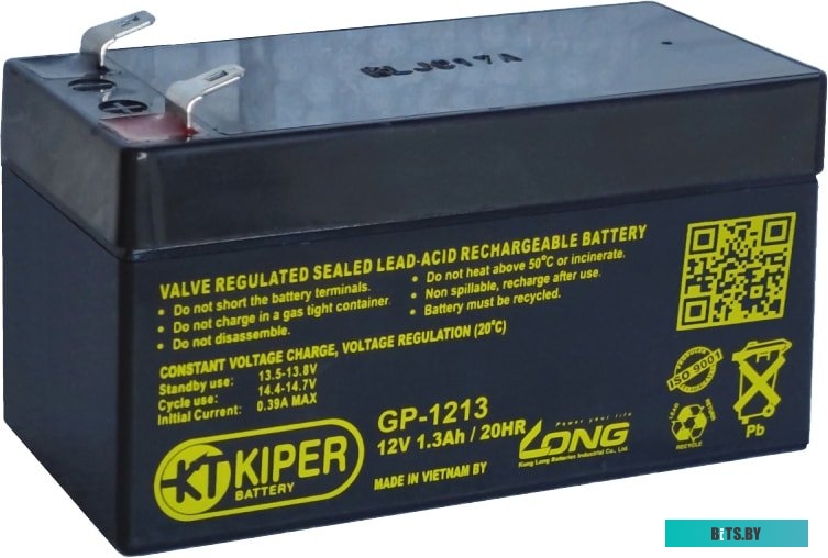 Аккумулятор для ИБП Kiper GP-1213 F1 (12В/1.3 А·ч) <7443>