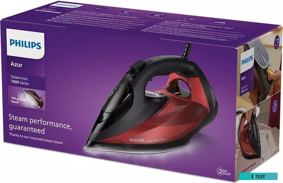 DST7022/40 Утюг AZUR 7000 SERIES DST7022/40 BLACK/RED PHILIPS