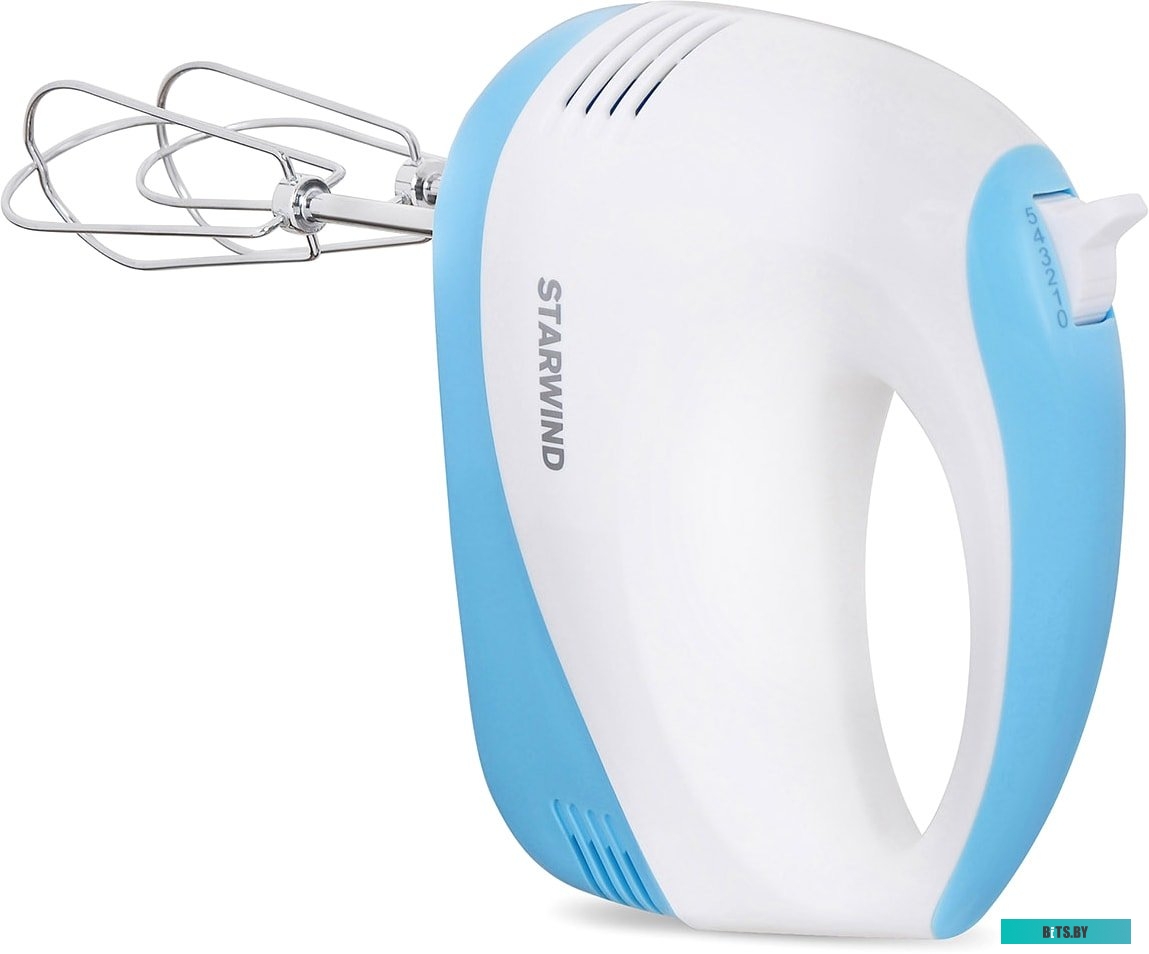 SHM-261 Миксер ручной Starwind SHM-261 250Вт белый/голубой