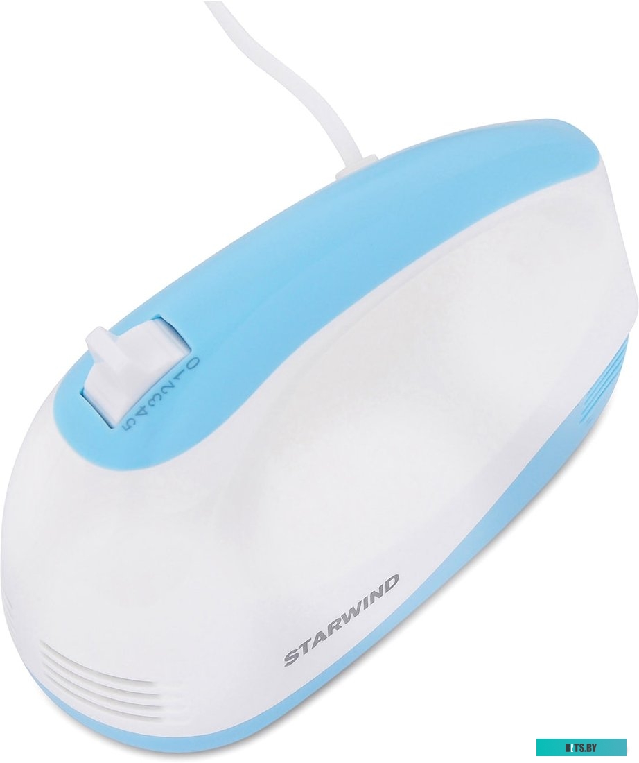 SHM-261 Миксер ручной Starwind SHM-261 250Вт белый/голубой