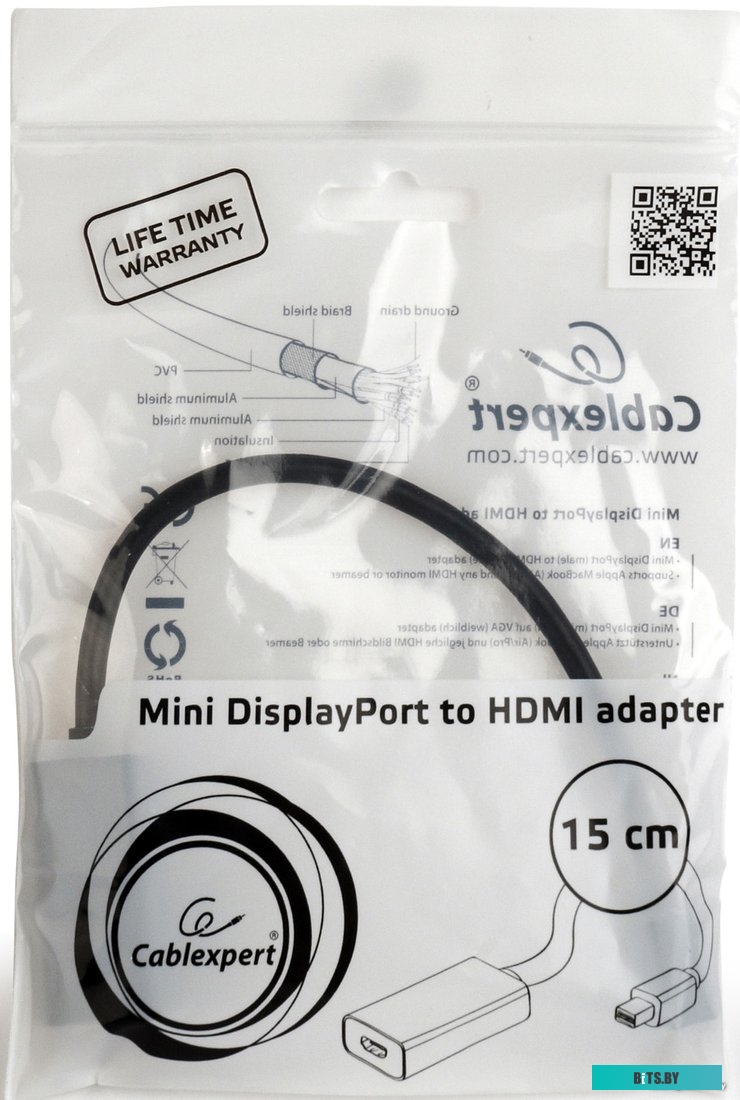 Адаптер Cablexpert A-mDPM-HDMIF4K-01
