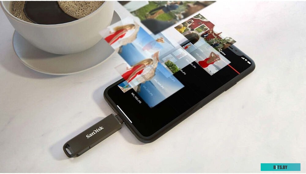 USB накопитель (Флешка) SanDisk iXpand Luxe 128GB <SDIX70N-128G-GN6NE>