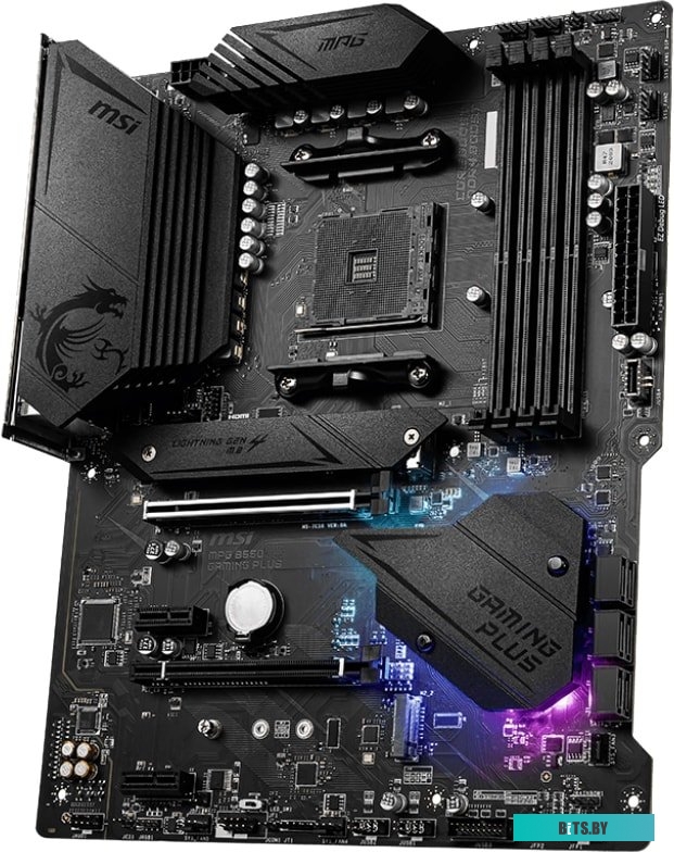 Материнская плата Asus TUF GAMING B550M-PLUS (4x DDR4-4400)