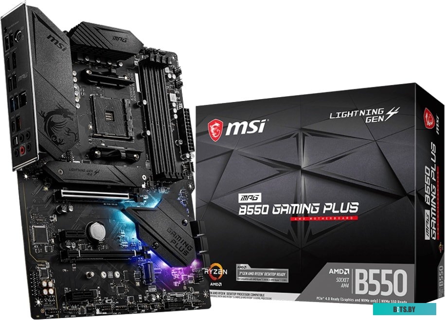 Материнская плата Asus TUF GAMING B550M-PLUS (4x DDR4-4400)