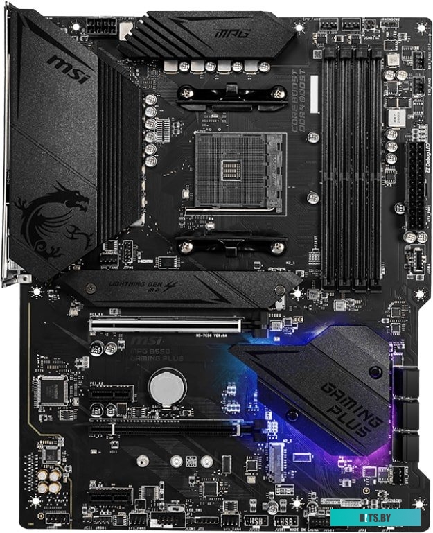 Материнская плата Asus TUF GAMING B550M-PLUS (4x DDR4-4400)