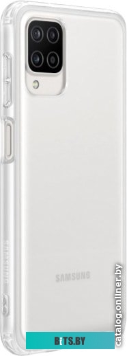 Чехол для телефона Samsung Silicone Cover для Galaxy A12 (белый) <EF-QA125TTEGRU>