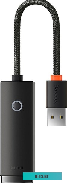 USB-хаб Baseus Lite Series 4-Port USB-A WKQX030001 (0.25 м, черный)