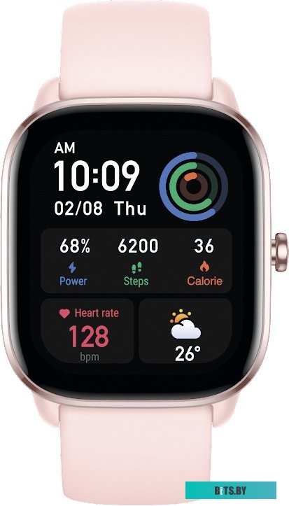 Умные часы Amazfit GTS 4 Mini (фламинго розовый)