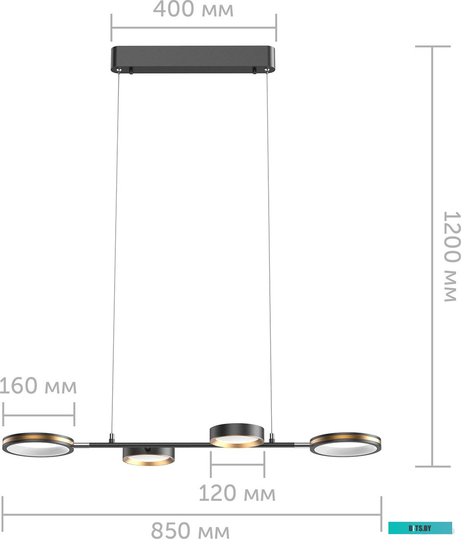 YLDL031 Yeelight-C2103Arowana-Chandelier-4head YLDL031
