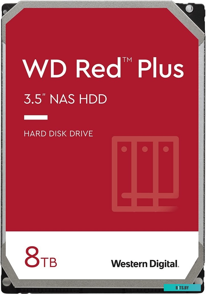 Жесткий диск WD Red Plus 8TB WD80EFZZ