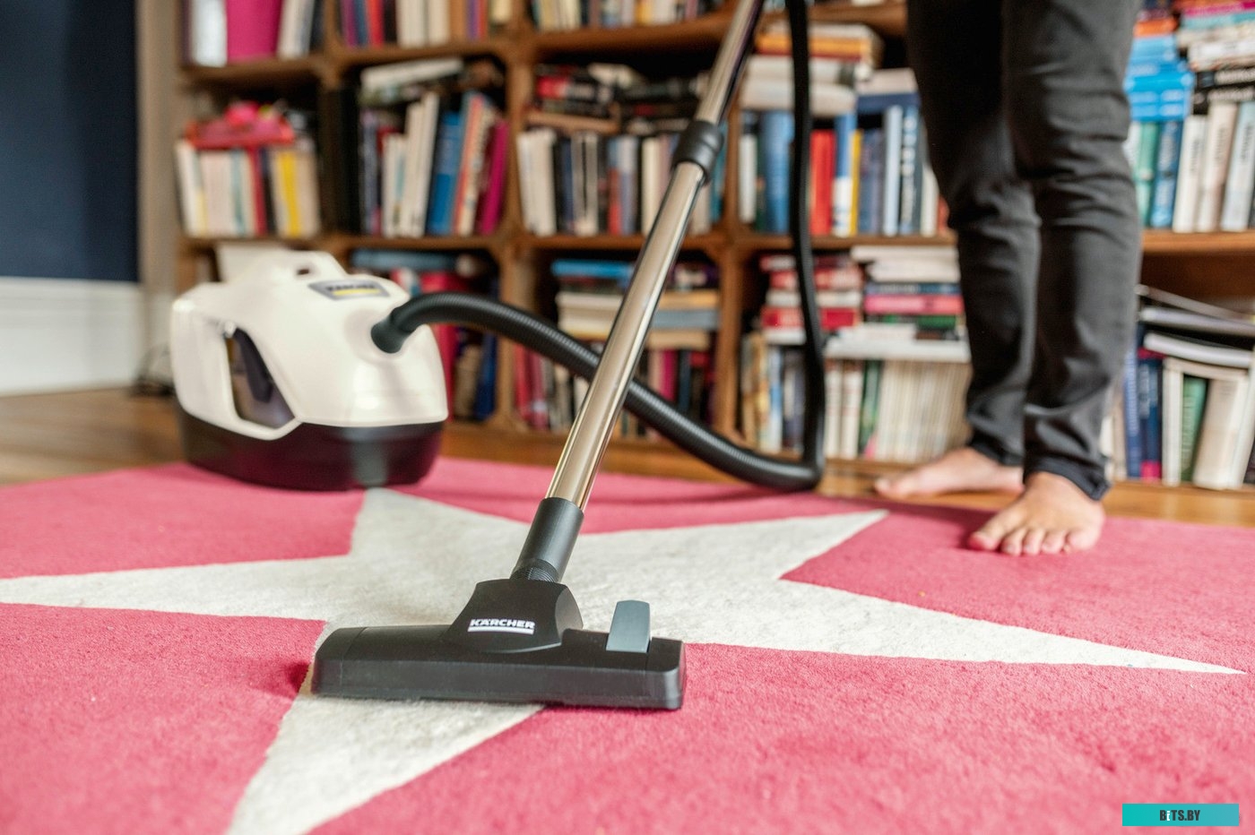 1.195-252.0 Пылесос Karcher DS 6 Plus, 650Вт, белый/черный [1.195-252.0]