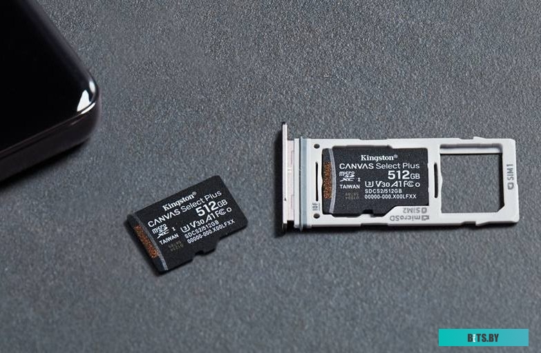 Карта памяти Kingston Canvas Select Plus microSDXC 512GB (с адаптером) <SDCS2/512GB>