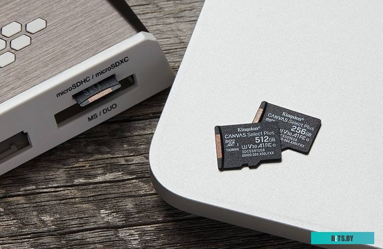 Карта памяти Kingston Canvas Select Plus microSDXC 512GB (с адаптером) <SDCS2/512GB>