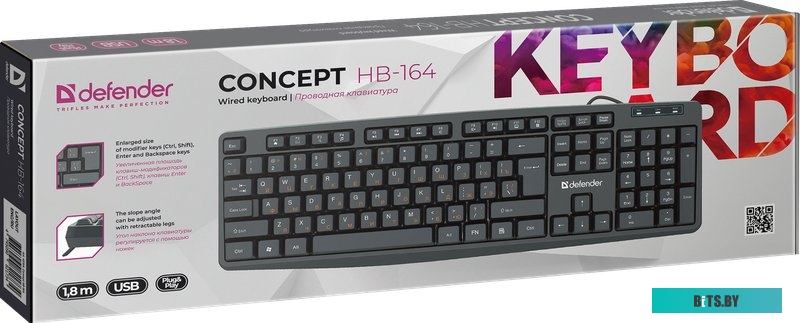 Клавиатура Defender Concept HB-164 <45164>