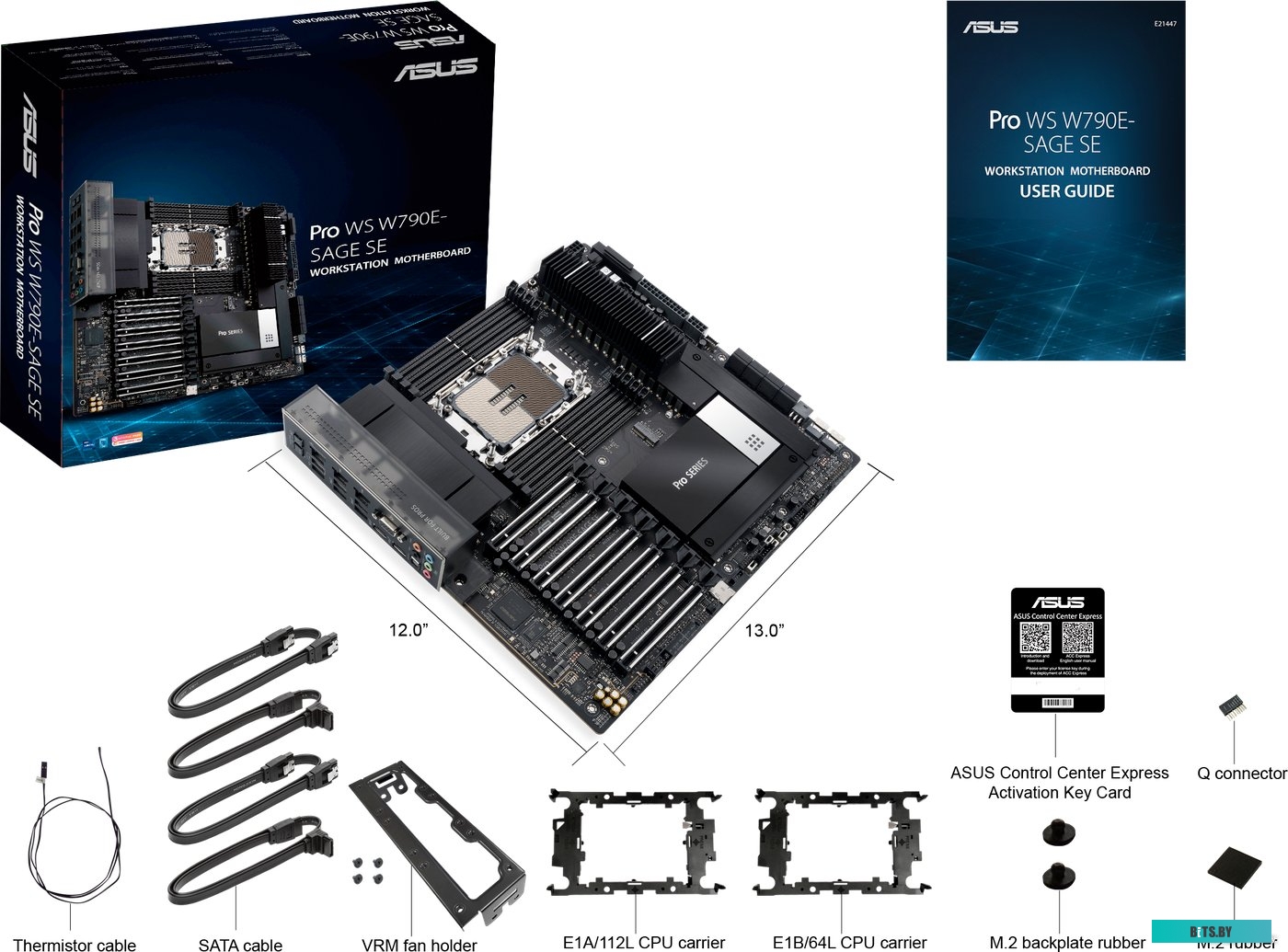 Материнская плата ASUS Pro WS W790E-SAGE SE (90MB1C20-M0AAY0)