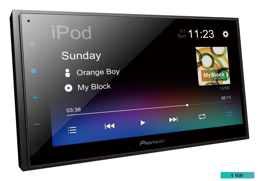 DMH-A345BT Автомагнитола Pioneer DMH-A345BT 2DIN 4x50Вт 6.8" ПДУ RDS