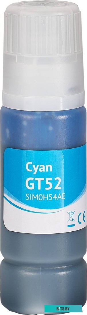 Картридж Sakura Printing SIM0H54AE (аналог HP GT52 Cyan)