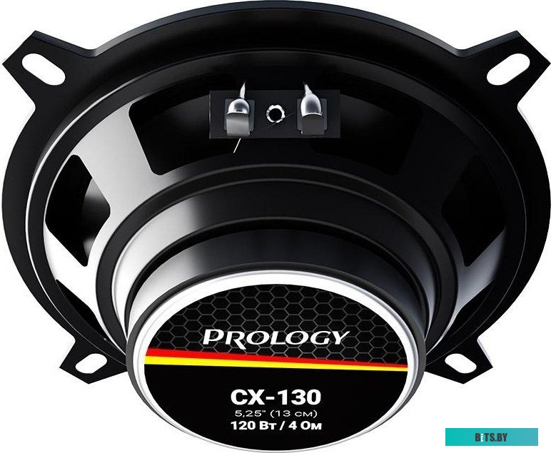 PRCX130 Колонки автомобильные Prology CX-130 120Вт 88дБ 4Ом 13см (5дюйм) (ком.:2кол.) коаксиальные двухполосные