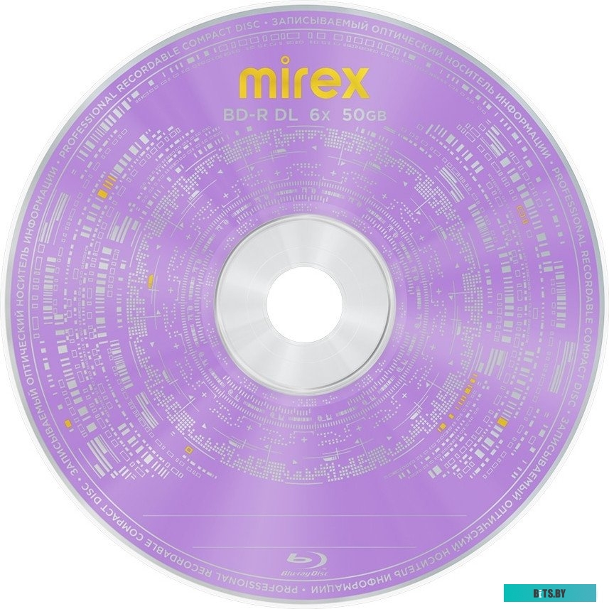 Диск BD-R Mirex 50 Gb, 6x, Slim Case (1), DL (1/50)