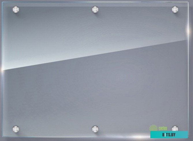 CS-GBD-90X120-UWT Доска стеклянная Cactus CS-GBD-90x120-UWT стеклянная ультра белый 90x120см стекло