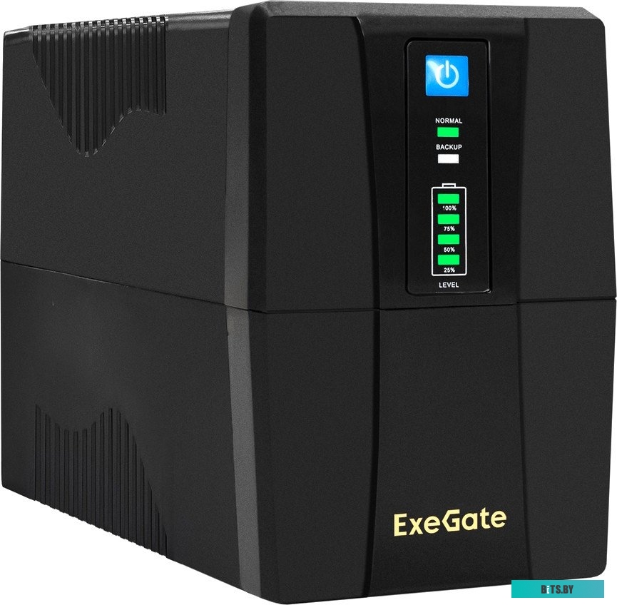 Источник бесперебойного питания (ИБП) ExeGate UNB-600.LED.AVR.EURO EP285603RUS