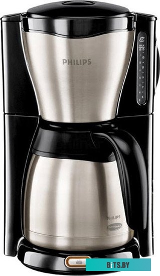 HD7546/20 Кофеварка капельная Philips HD7546/20 1000Вт серебристый/черный