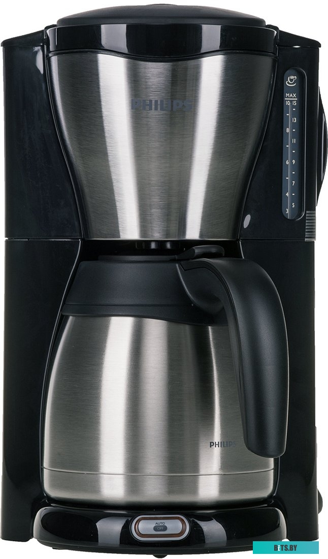 HD7546/20 Кофеварка капельная Philips HD7546/20 1000Вт серебристый/черный