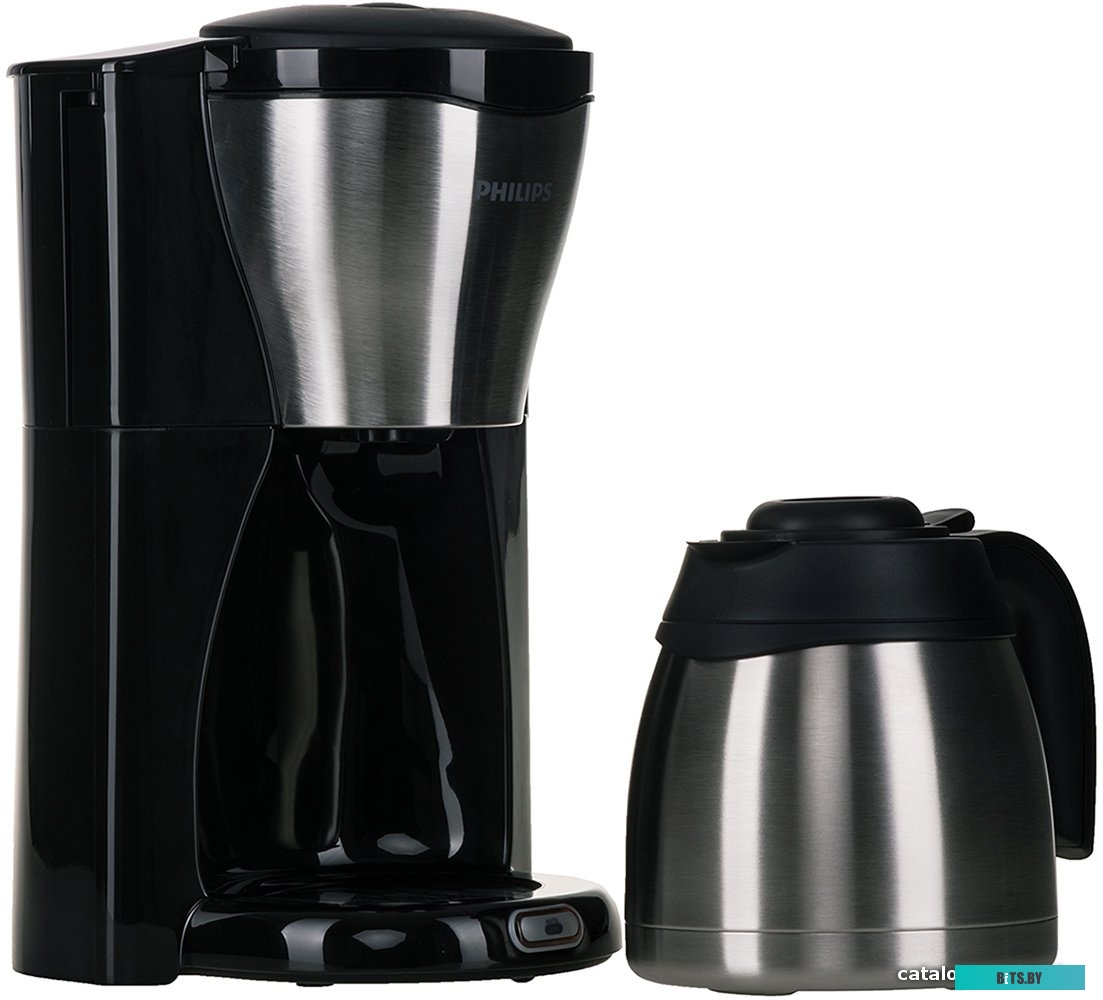 HD7546/20 Кофеварка капельная Philips HD7546/20 1000Вт серебристый/черный