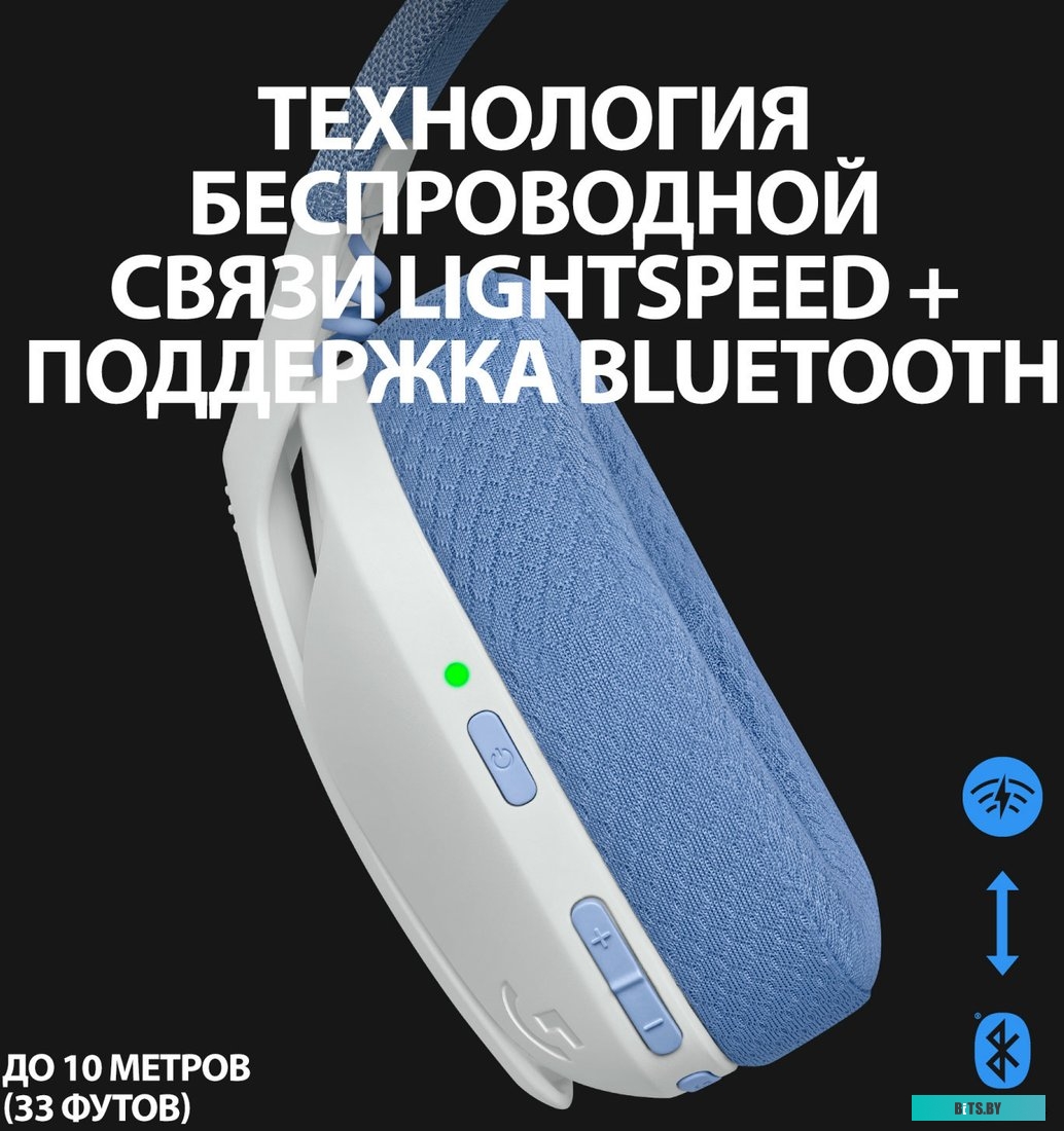 Гарнитура Logitech G435 WHITE/LILAC GAMING 981-001077