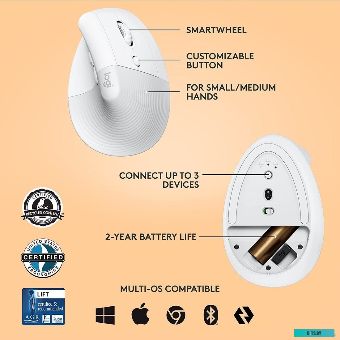 Мышь Logitech Lift (910-006475)