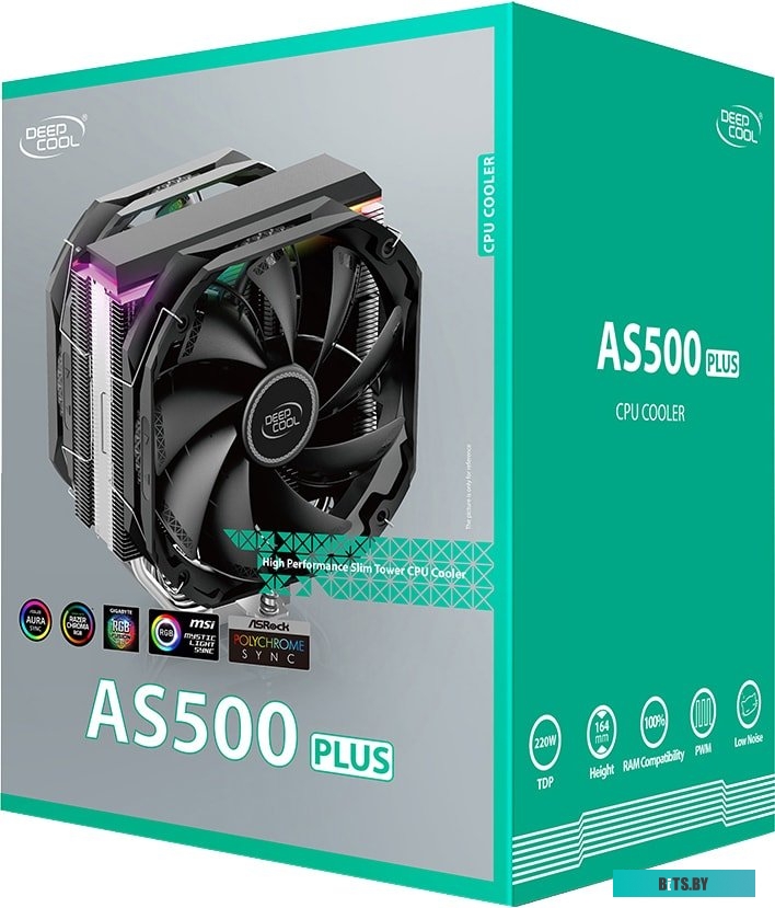 Кулер для процессора DeepCool AS500 Plus R-AS500-BKNLMP-G